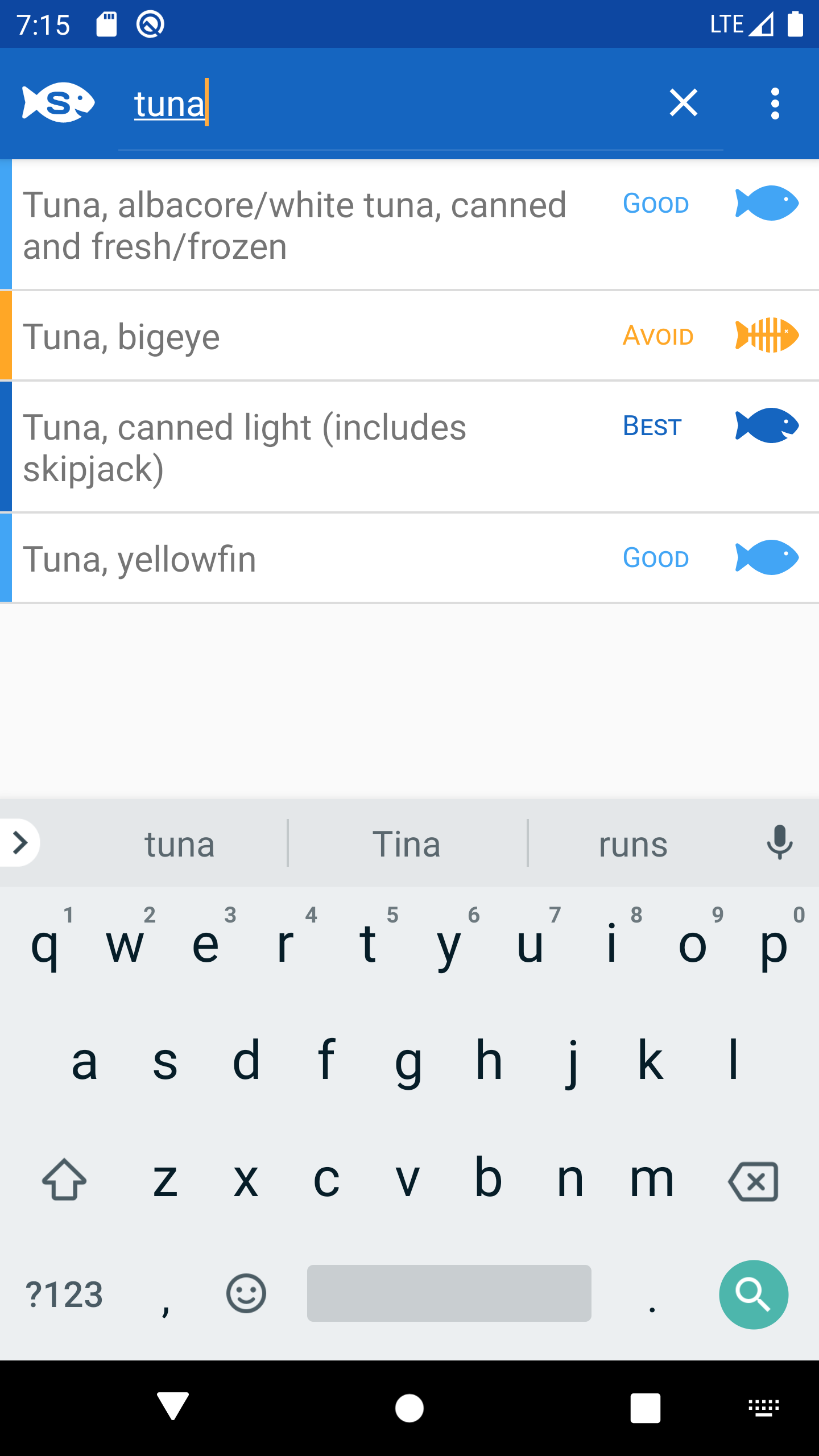 Safish allow searching for options by name
