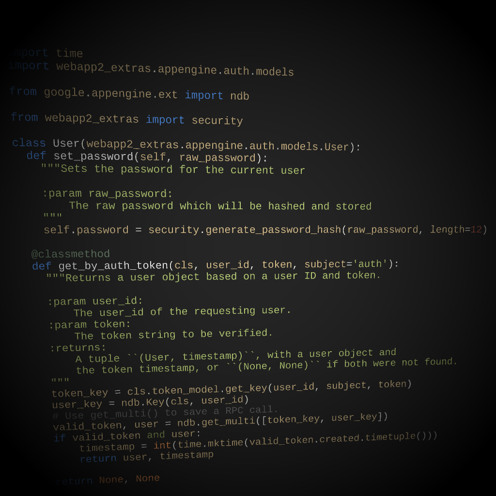 User authentication with webapp2 on Google App Engine