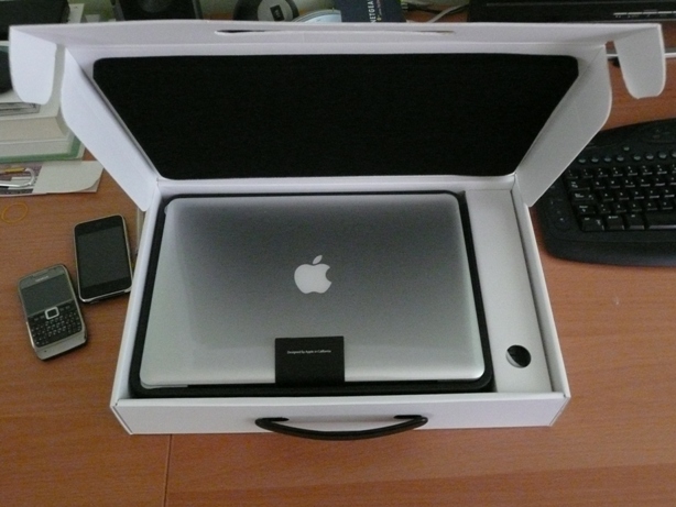 MacBook in the box