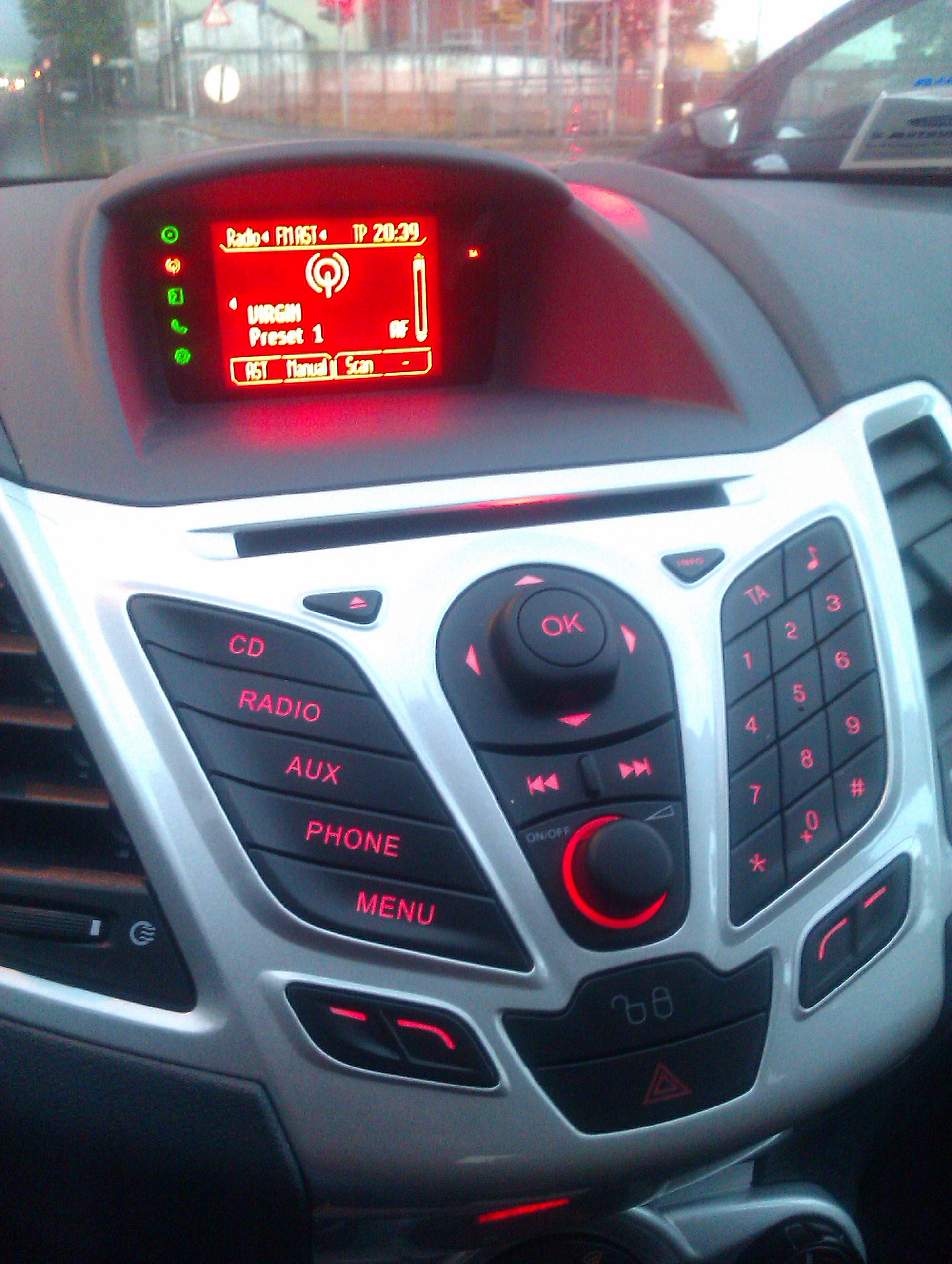 Car dashboard