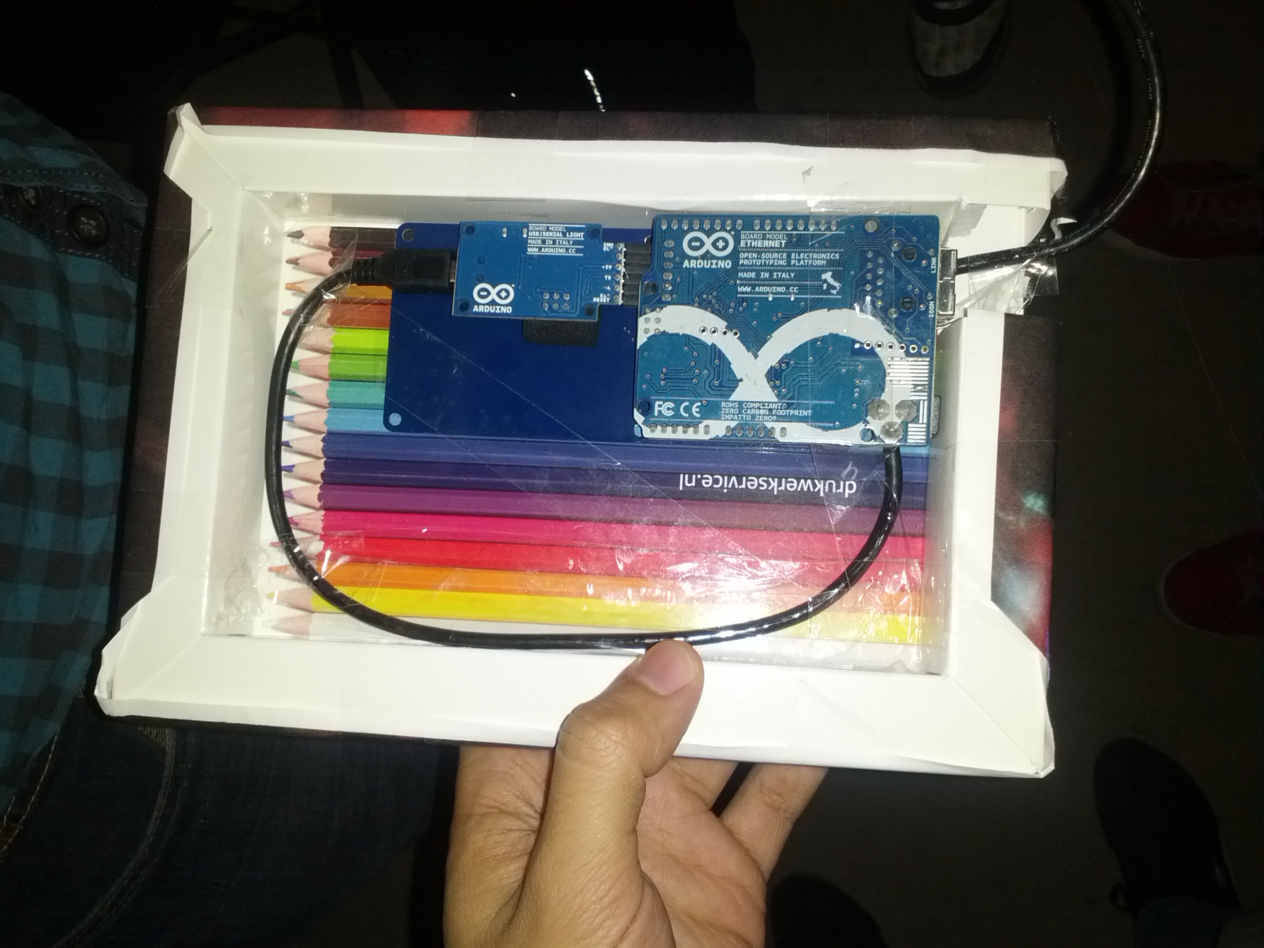 Hey, look, there is an Arduino in the box!